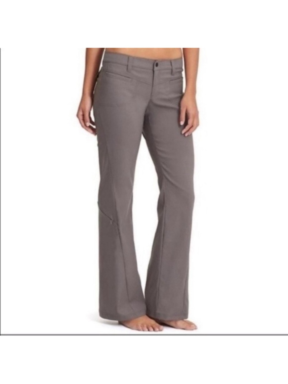 Athleta Taupe Boot-Cut Performance Pants